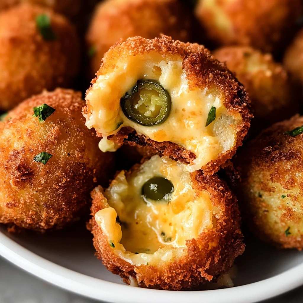 Deep Fried Jalapeno Cheese Balls