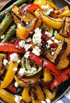 Easy Balsamic Grilled Vegetables with Feta
