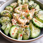 Easy California Roll Cucumber Salad