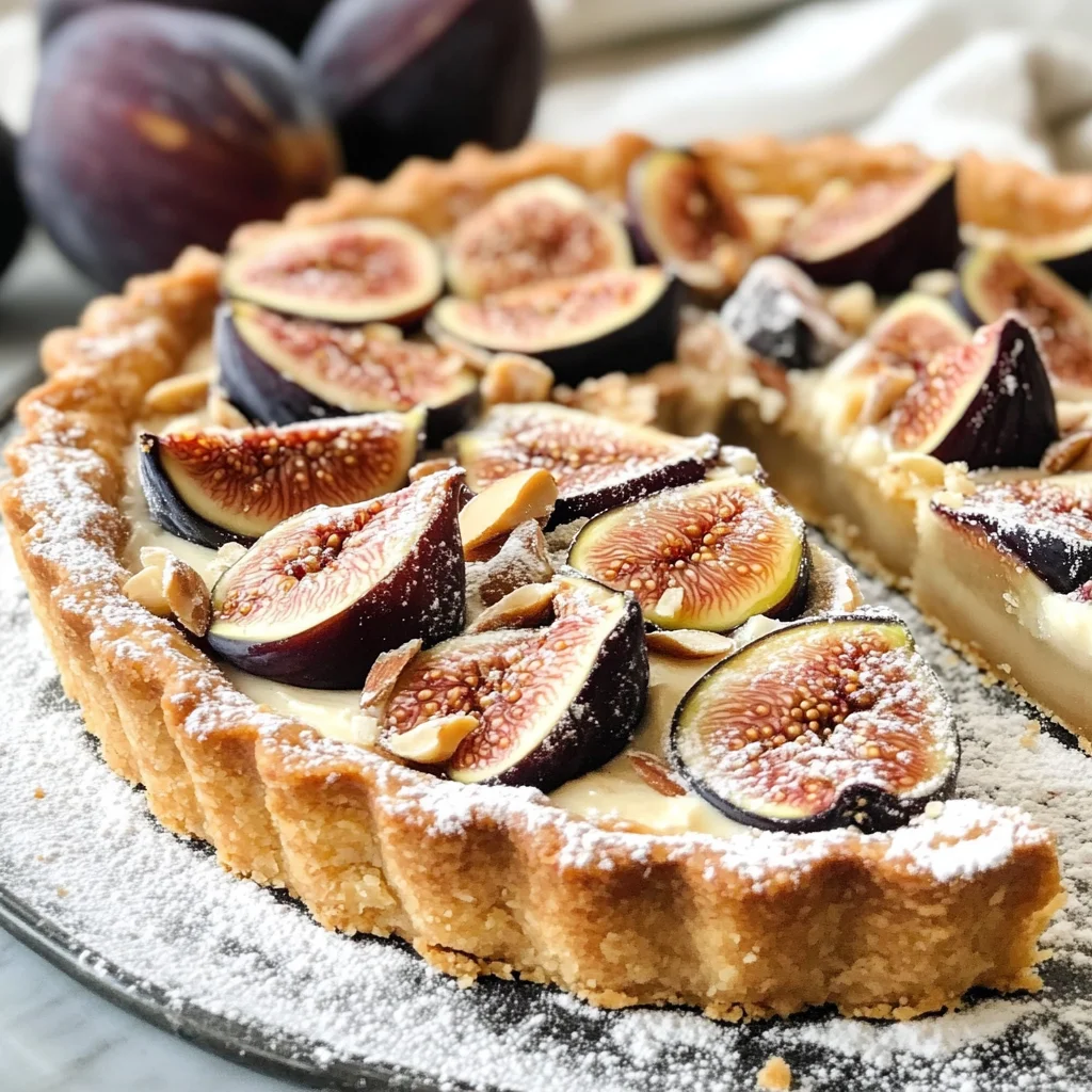 Fig Tart with Almond Cream