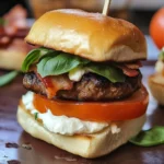 Filet Mignon Caprese Sliders
