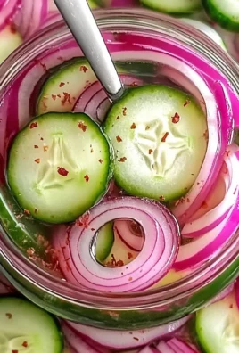 Flavorful Pickled Red Onions and Cucumbers