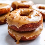 Gluten and Dairy Free Pumpkin Donuts with Maple Glaze
