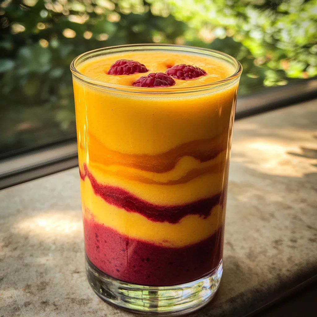 Golden Peach Sunrise Smoothie