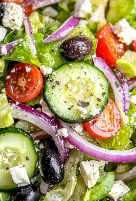 Greek Salad Recipe (with Homemade Dressing)