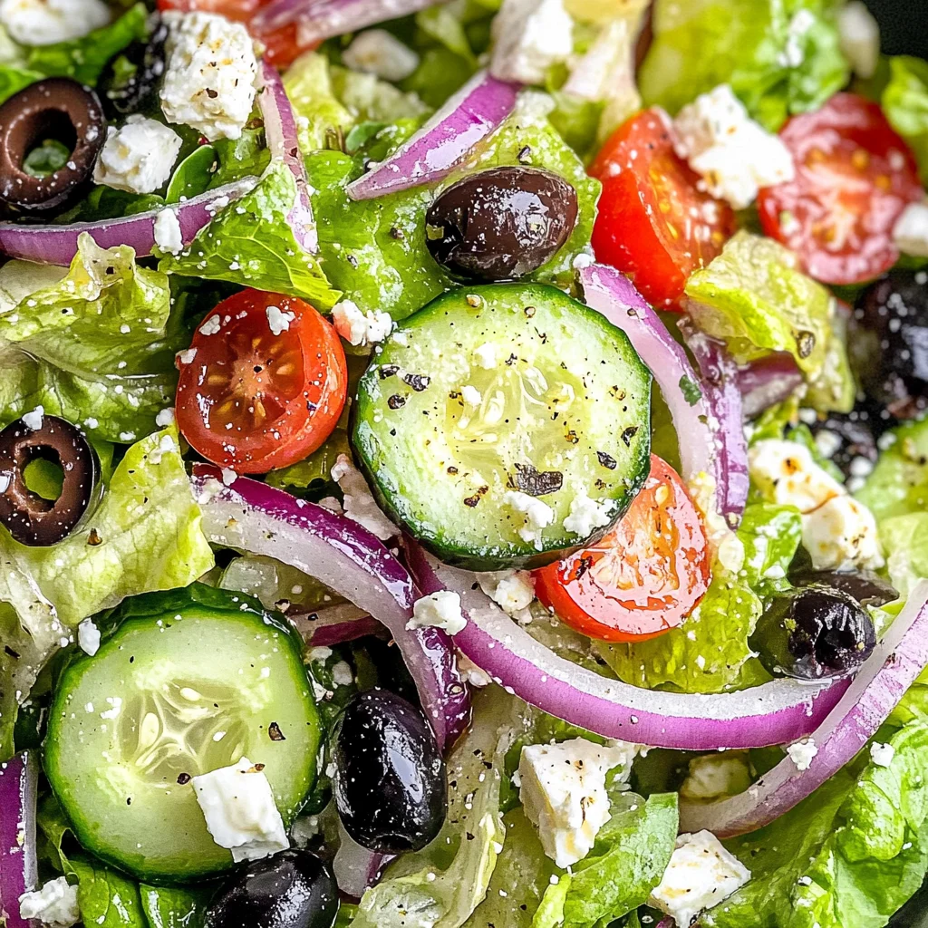 Greek Salad Recipe (with Homemade Dressing)