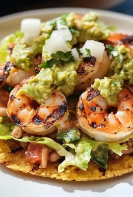 Grilled Shrimp Tostadas