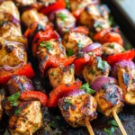 Grilled Smoked Paprika Chicken Kabobs