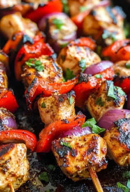 Grilled Smoked Paprika Chicken Kabobs