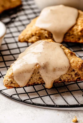 Homemade Chai Scones with Maple Chai Glaze