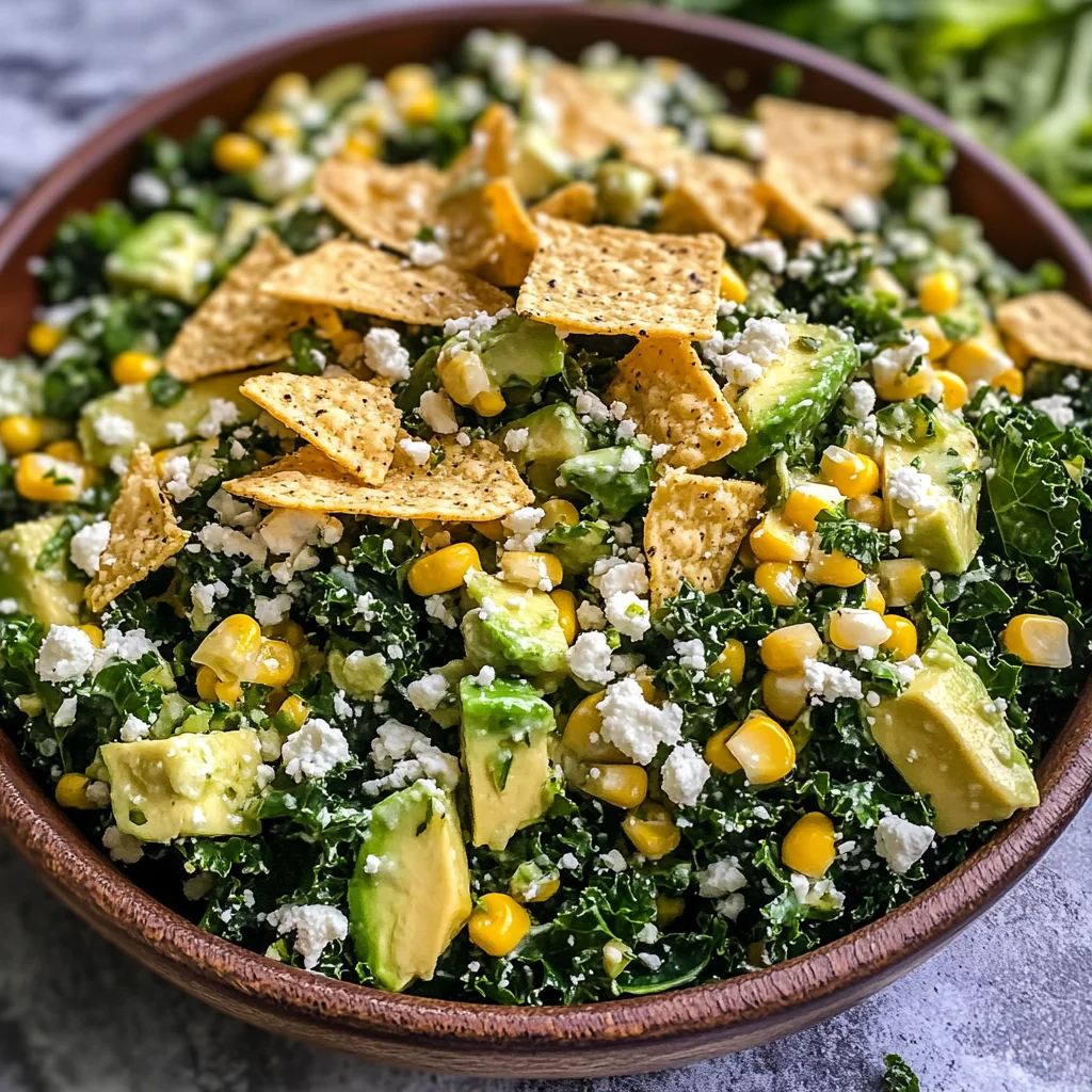 Mexican Street Corn Kale Salad