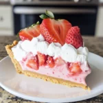 No-Bake Strawberry and Cream Pie