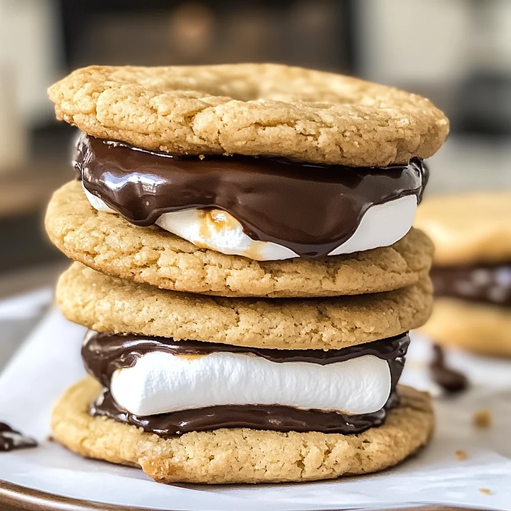 Peanut Butter S'mores Cookies