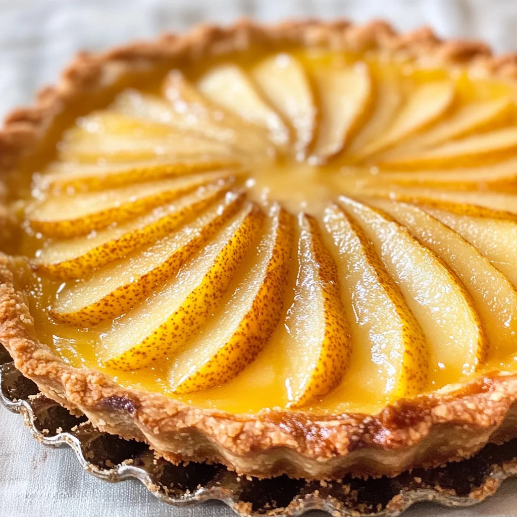 Pear Custard Tart: Tart, Sweet & Simply Elegant