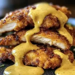 Pretzel Chicken with Mustard-Cheddar Sauce: An Amazing Ultimate Recipe