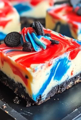 Red White and Blue Cheesecake Bars Recipe
