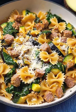 Sausage and Eggplant One Pot Pasta