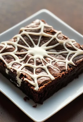 Spider Web Brownies