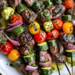 Steak Kebabs with Chimichurri