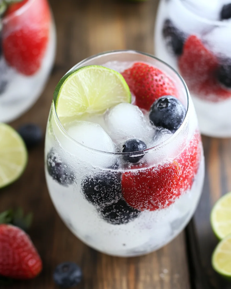 Strawberry Blueberry LimeAid