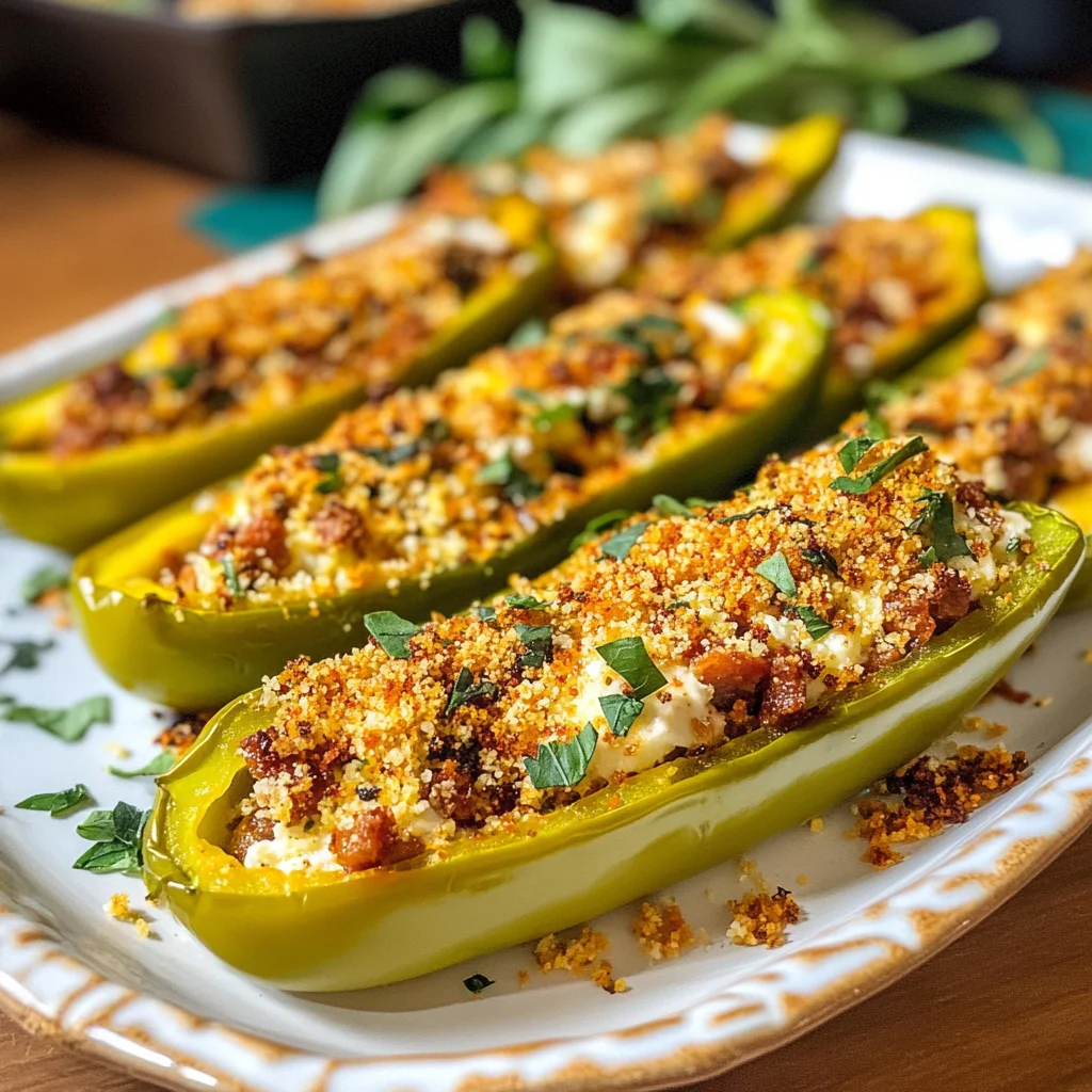 Stuffed Banana Peppers