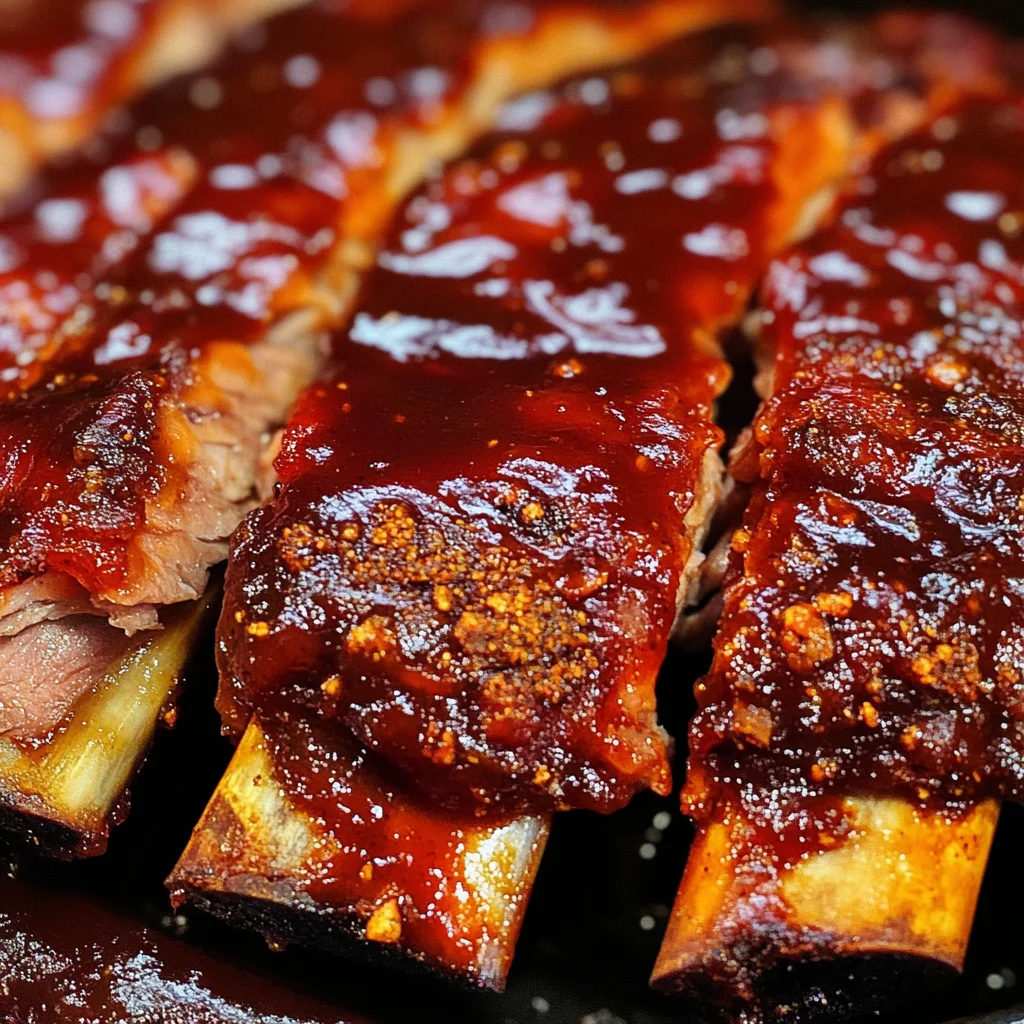 Super Easy Slow Cooker Ribs