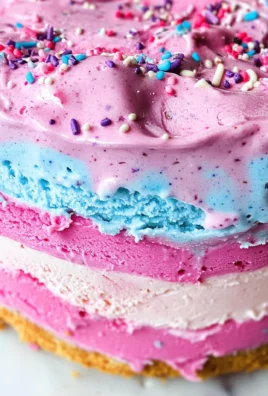 Vegan Cotton Candy Ice Cream Cake