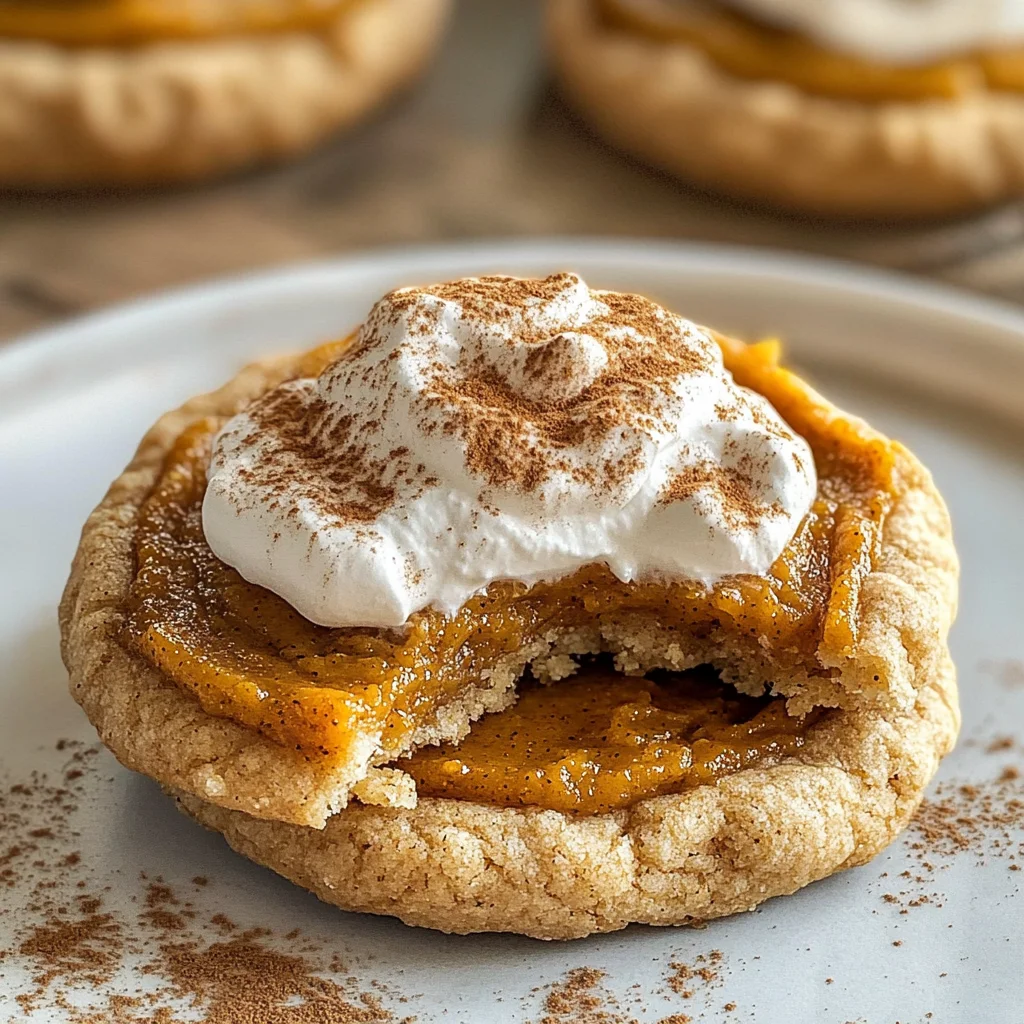 Vegan Pumpkin Pie Cookies