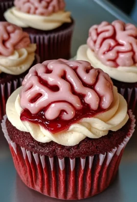 Bleeding Brain Cupcakes