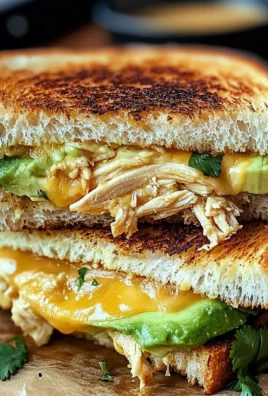 Chicken Avocado Melt Sandwich