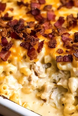 Chicken Turkey Bacon Ranch Mac and Cheese Casserole