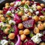 Chickpea, Beet and Feta Salad