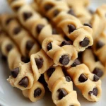 Chocolate Chip Cookie Dough Twists