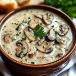 Cottage Cheese Mushroom Soup