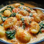 Creamy Tomato Spinach Gnocchi