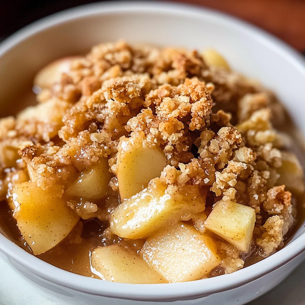 Easy Apple Crumble