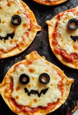 Easy Mini Halloween Pizzas