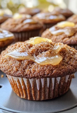 Glazed Gingerbread Muffins