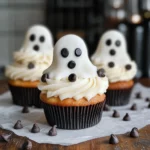 Halloween Cupcakes: Ghost Cupcakes