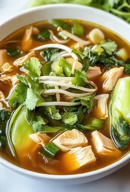 Hearty Bokchoy Chicken Soup