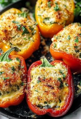 Herby Ricotta Stuffed Peppers