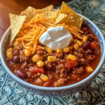 Hillbilly Chili and Cinnamon Rolls
