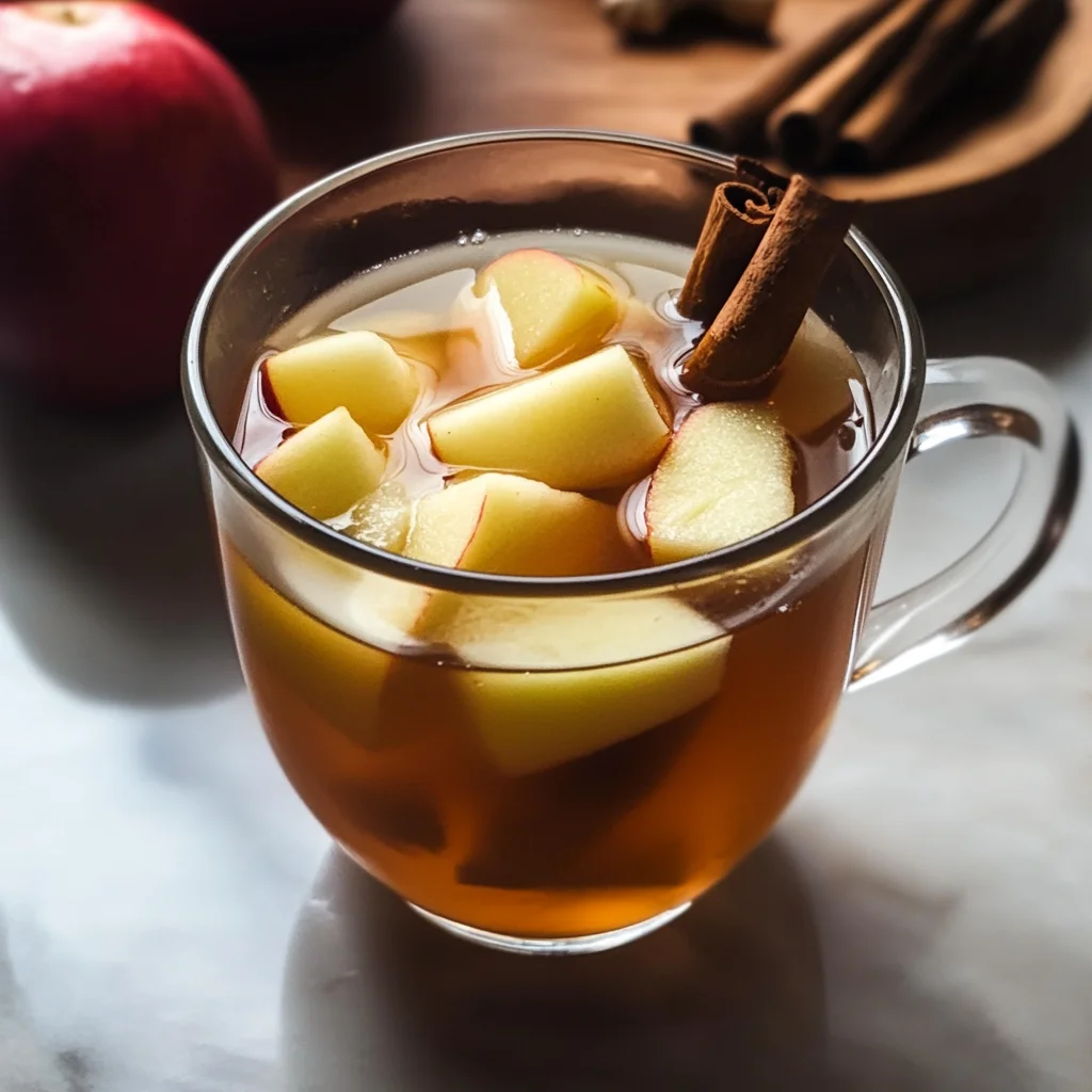 Korean Apple Tea with Ginger and Cinnamon (Saegwa Cha)