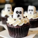 Marshmallow Ghost Cupcakes