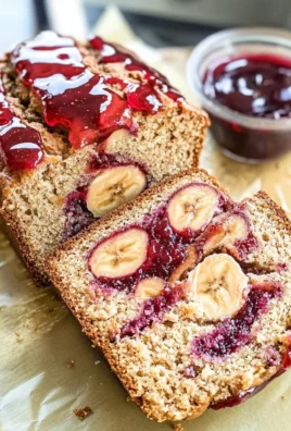 Peanut Butter & Jelly Banana Bread Recipe