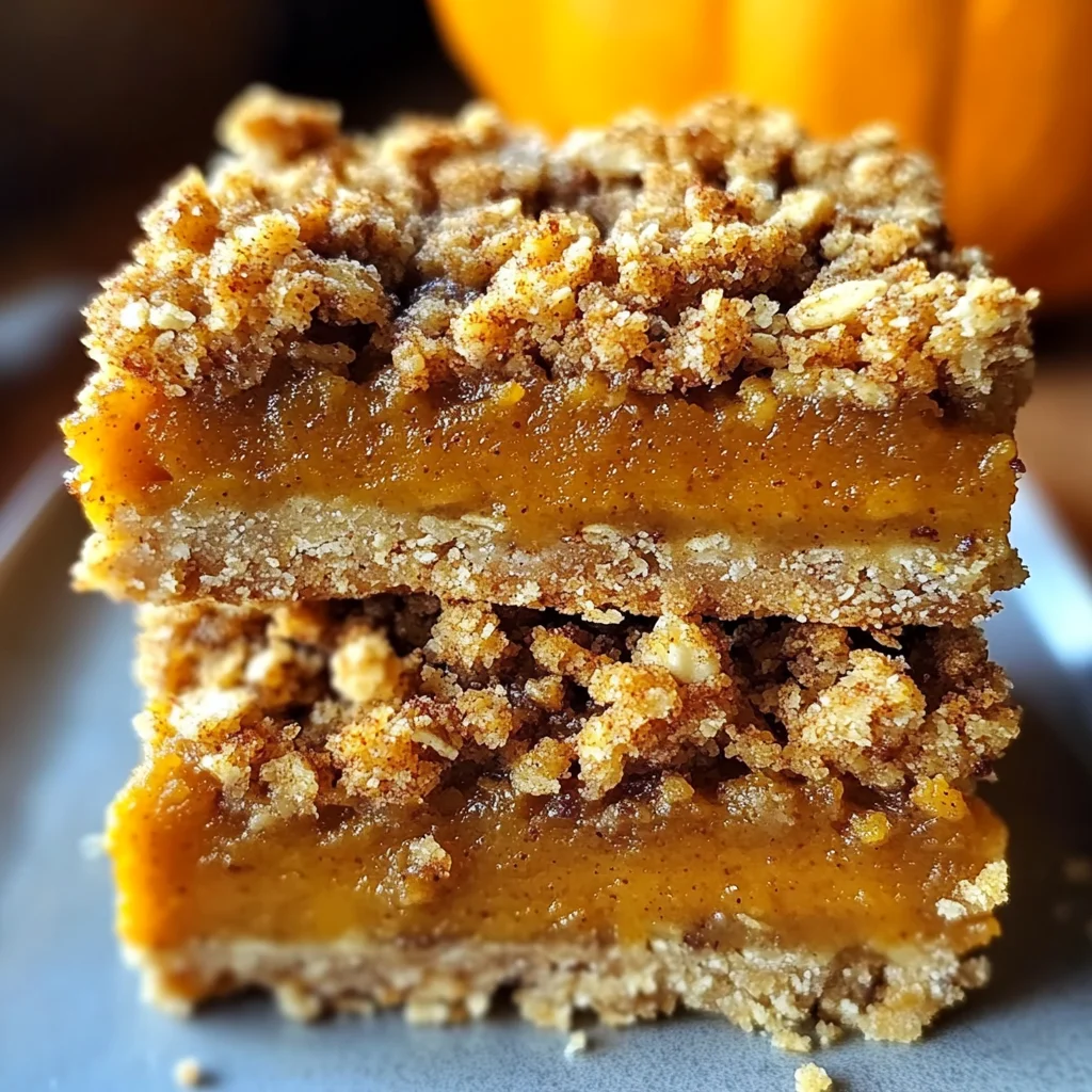 Pumpkin Pie Crumble Bars – Easy Fall Dessert Recipe