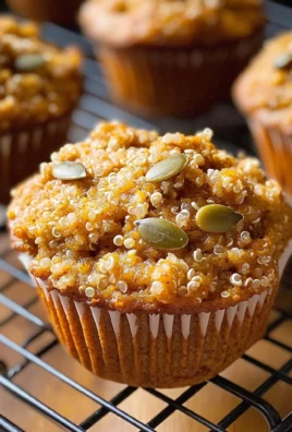 Skinny Pumpkin Quinoa Muffins