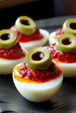 Spooky Deviled Eyeballs