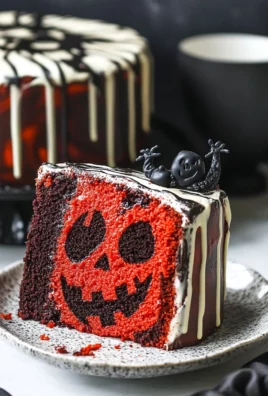 Spooky Halloween Marble Cake