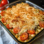 White Bean and Pesto Bake